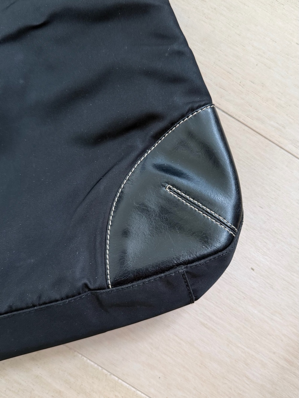 Prada Black Tessuto Nylon Shoulder Bag - Picture 3 of 6